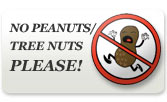 No peanuts/tree nuts please!